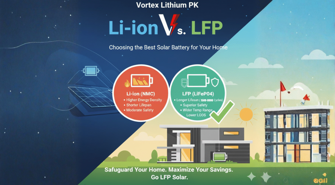Li-ion vs LFP: Choosing the Best Solar Battery for Your Home